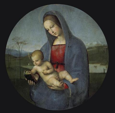 Raffaello Santi: Maria mit dem Kind - Mária a Gyermekkel